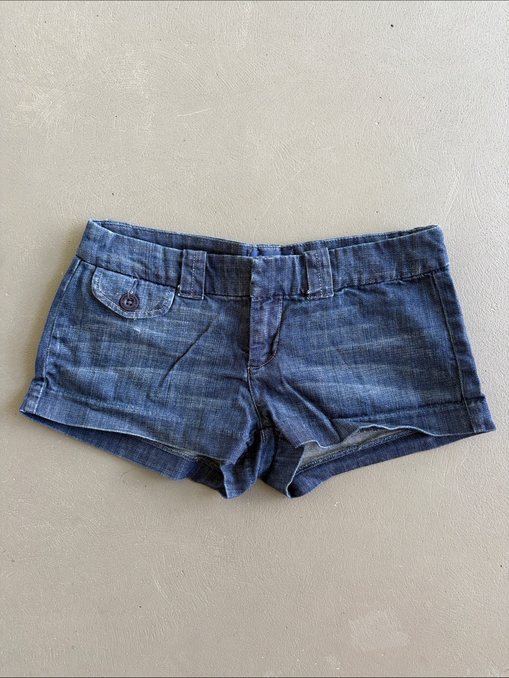 American Eagle Outfitters Dark Blue Denim Shorts Size 2 Y2K
